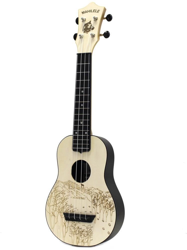 Mahilele 3.0 white winter ukulele soprano