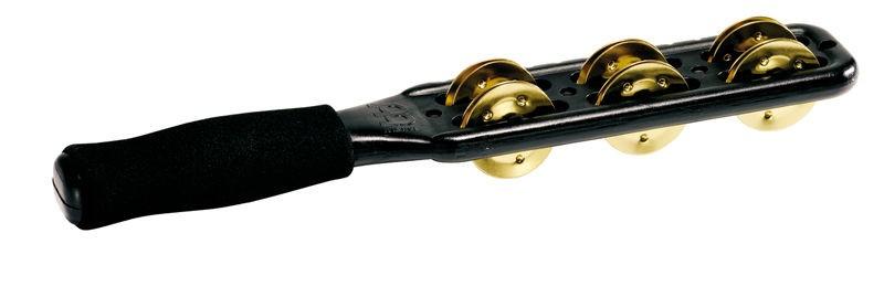 MEINL JG1B-BK Professional Series Jingle Sticks, Black, Solid Brass