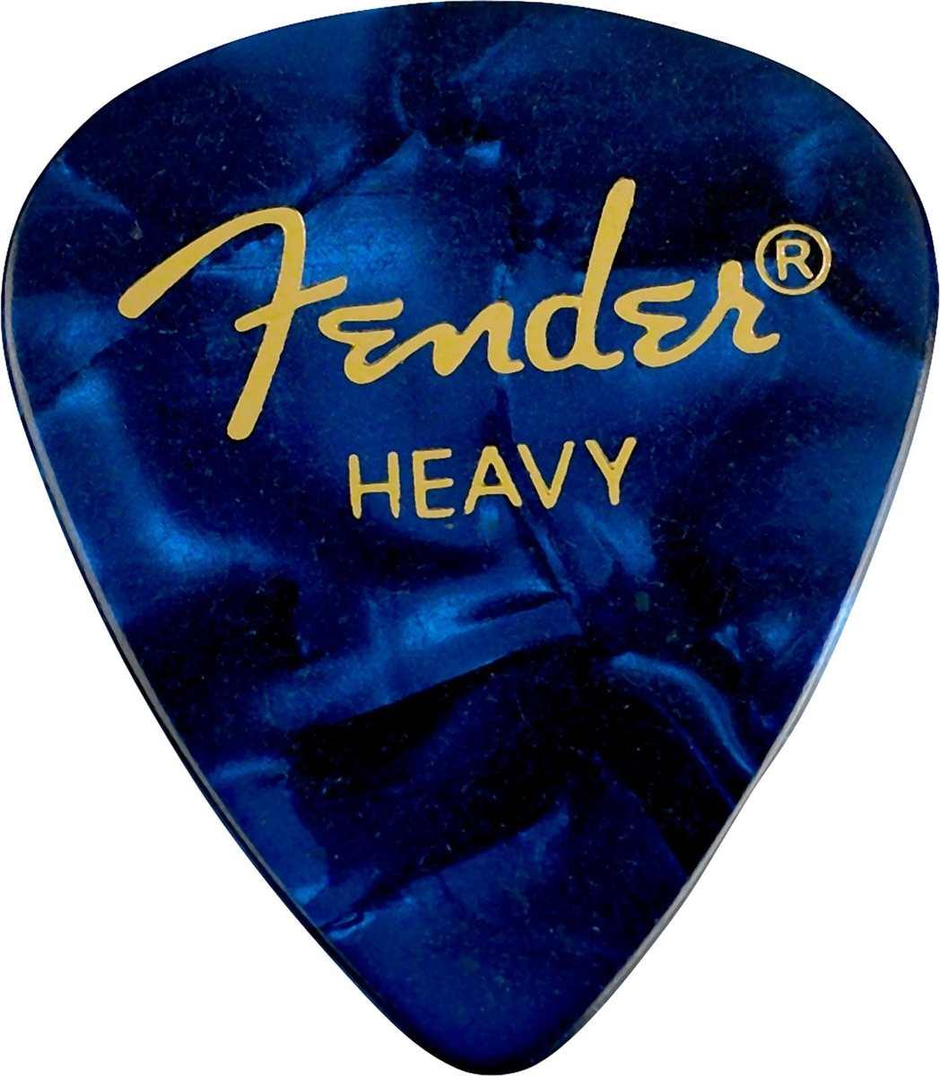 Fender 351 plettro blue moto heavy