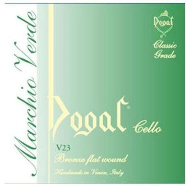 Dogal v233 sol serie verde corda singola violoncello 4/4-3/4