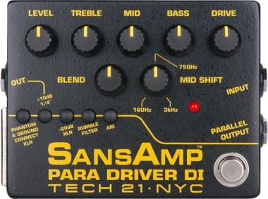 TECH21 SansAmp Para Driver DI (v2) - preamplificatore a pedale