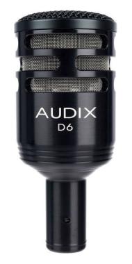 Audix d6 microfono dinamico per strumento