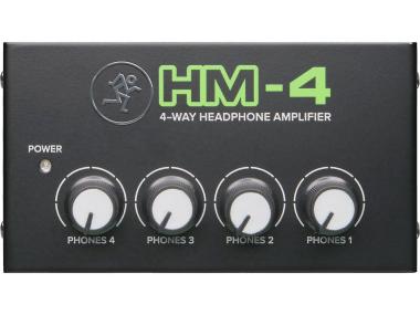 Mackie hm-4 amplificatore a 4 vie per cuffie