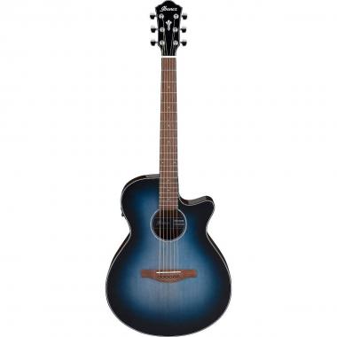 Ibanez aeg50ibh indigo blue burst chitarra acustica elettrificata