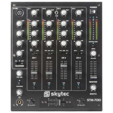 SKYTEC STM-7010  Mixer 4 Ch DJ Mixer USB