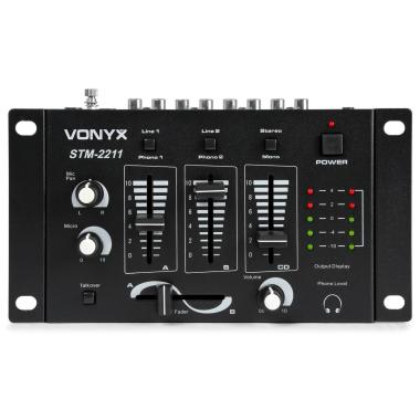 VONYX STM-2211B Mixer 4 channel Black