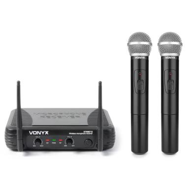 Vonyx stwm712 sistema microfonico vhf a 2 canali