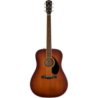 Fender pd220e dreadnought aged cognac burst chitarra acustica elettrificata