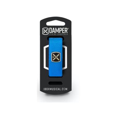 Ibox damper dt sm26 blue damper ferma corde per chitarra e basso small