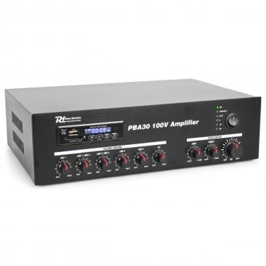 POWER DYNAMICS PBA30 100V Amplifier 30W USB/MP3/BT