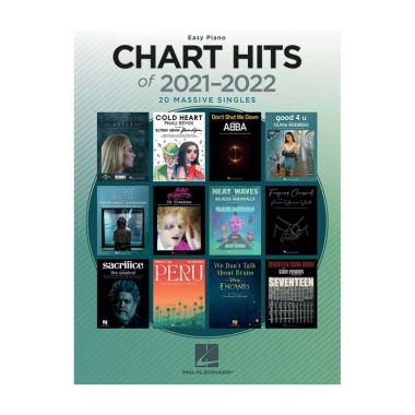 Chart hits of 2021-2022 per pianoforte e tastiera