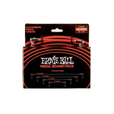 Ernie ball 6404 pack 10 cavi patch rossi varie misure