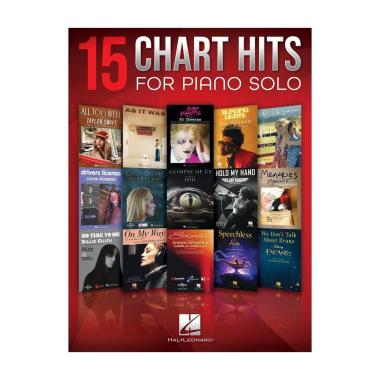 15 CHART HITS PER PIANO SOLO<br />