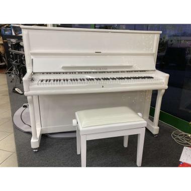 Schumann 120 pianoforte verticale bianco
